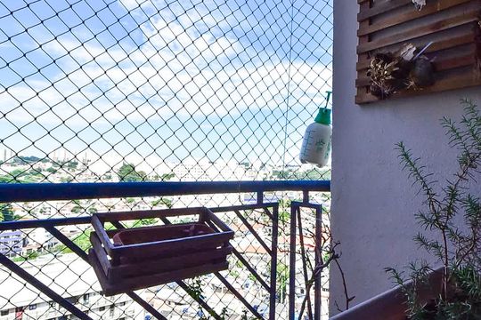 Varanda de apartamento à venda com 2 quartos, 58m² em Jardim Taboao, São Paulo