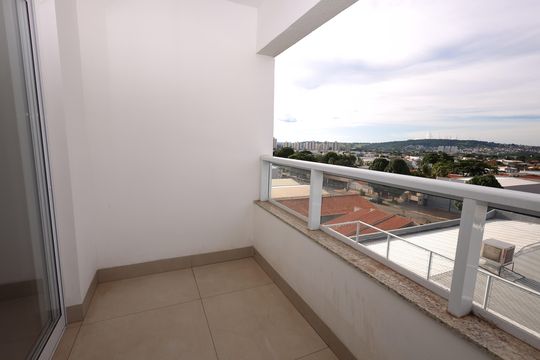 Varanda de apartamento para alugar com 2 quartos, 58m² em Vila Lucy, Goiânia