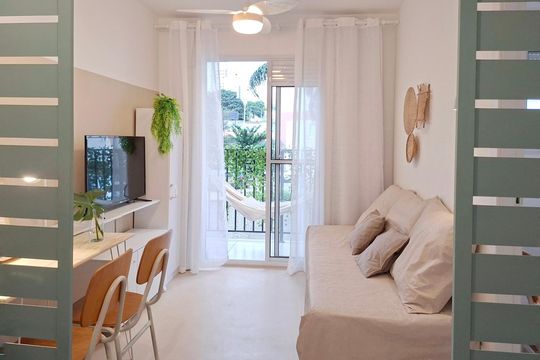 Sala de apartamento à venda com 1 quarto, 27m² em Vila Butantã, São Paulo