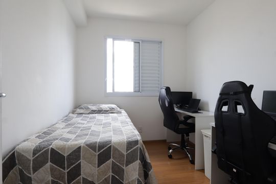 Quarto 2 de apartamento à venda com 2 quartos, 40m² em Parque Reboucas, São Paulo