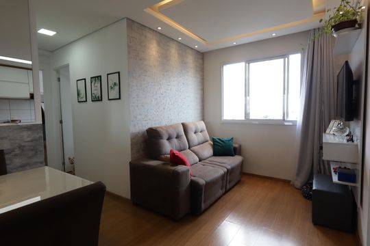 Sala de apartamento à venda com 2 quartos, 40m² em Parque Reboucas, São Paulo