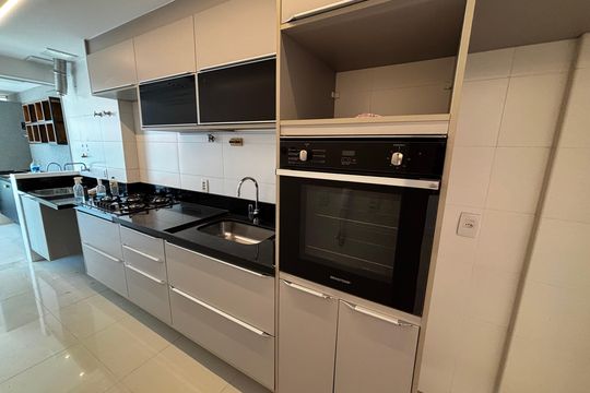 Cozinha de apartamento à venda com 2 quartos, 74m² em Recreio dos Bandeirantes, Rio de Janeiro