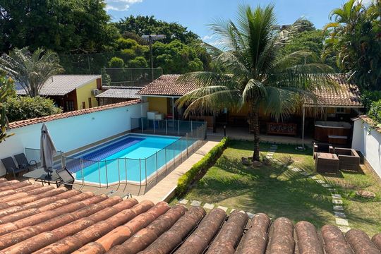 Piscina de casa de condomínio à venda com 4 quartos, 600m² em Jacarepaguá, Rio de Janeiro