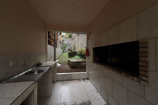 Área comum - Churrasqueira de apartamento à venda com 3 quartos, 77m² em Rio Branco, Porto Alegre