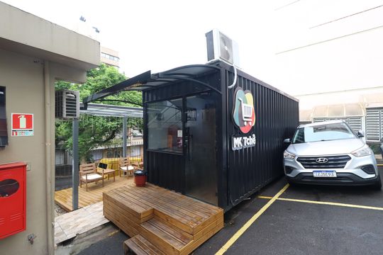 Área comum de apartamento à venda com 3 quartos, 77m² em Rio Branco, Porto Alegre