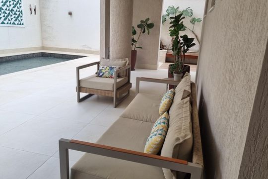piscina de apartamento à venda com 2 quartos, 72m² em Cambuí, Campinas