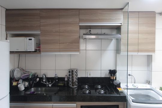 Cozinha e Área de Serviço de apartamento à venda com 3 quartos, 60m² em Frei Leopoldo, Belo Horizonte