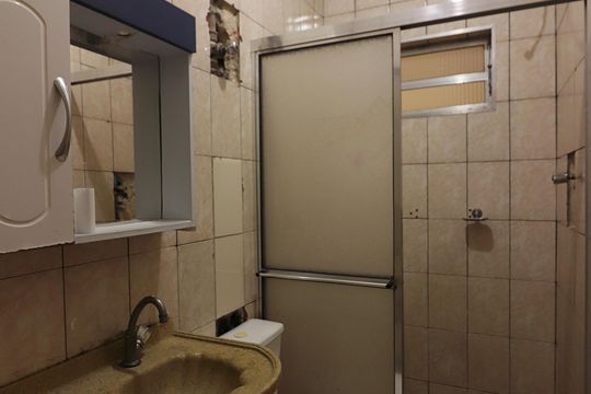 Banheiro Social de casa para alugar com 3 quartos, 220m² em Montanhão, São Bernardo do Campo