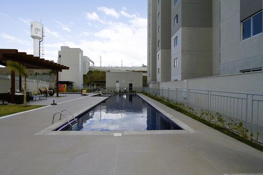 Área comum - Piscina de apartamento para alugar com 2 quartos, 50m² em Palmeiras, Belo Horizonte