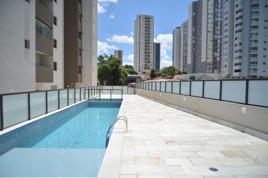 Área comum - Piscina de apartamento à venda com 2 quartos, 56m² em Parque das Nações, Santo André