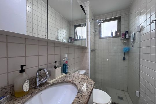 Suíte - Banheiro de apartamento para alugar com 3 quartos, 110m² em Recreio dos Bandeirantes, Rio de Janeiro