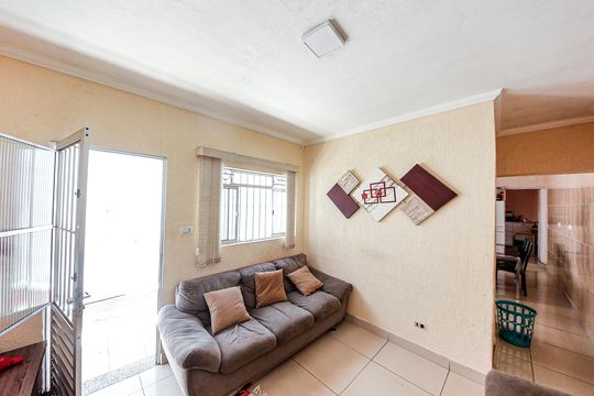 Sala de casa para alugar com 2 quartos, 125m² em Jardim Elba, São Paulo