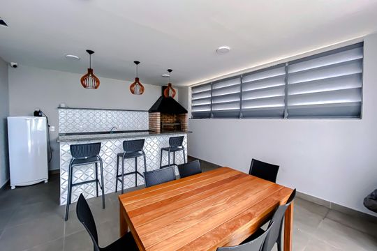Área comum - Churrasqueira de apartamento à venda com 2 quartos, 41m² em Bom Retiro, São Paulo