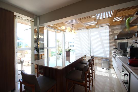 Cozinha Gourmet de apartamento à venda com 3 quartos, 173m² em Barra Olímpica, Rio de Janeiro