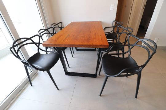 Sala de apartamento para alugar com 2 quartos, 70m² em Tibery, Uberlândia