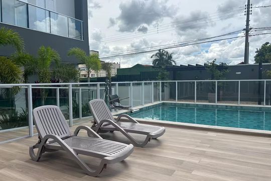 Área comum - Piscina de apartamento para alugar com 2 quartos, 70m² em Tibery, Uberlândia