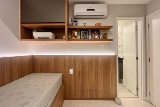 Suíte 1 de apartamento à venda com 3 quartos, 228m² em Jardim Brasil, Campinas