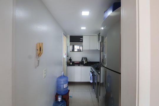 Cozinha de apartamento à venda com 2 quartos, 50m² em Mato Grande, Canoas