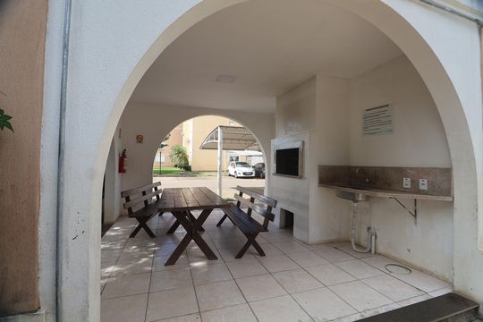 Área comum - Churrasqueira de apartamento à venda com 2 quartos, 50m² em Mato Grande, Canoas