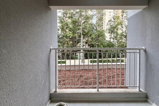 Sacada de apartamento à venda com 2 quartos, 67m² em Brooklin, São Paulo