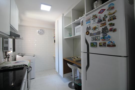 Cozinha de apartamento para alugar com 2 quartos, 45m² em Taquara, Rio de Janeiro