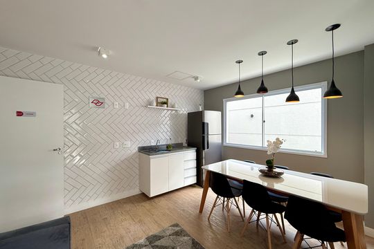 Lounge de kitnet/studio para alugar com 1 quarto, 25m² em Itaim Bibi, São Paulo