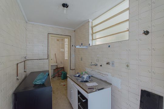 Cozinha de apartamento para alugar com 1 quarto, 42m² em Liberdade, São Paulo