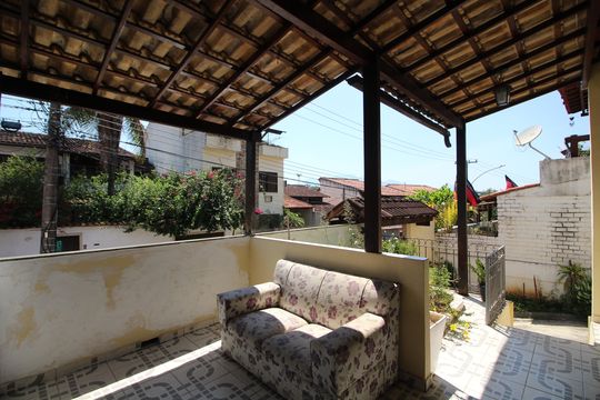 Varanda de casa de condomínio à venda com 4 quartos, 250m² em Taquara, Rio de Janeiro