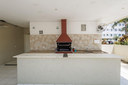 Área comum - Churrasqueira de apartamento para alugar com 2 quartos, 54m² em Esplanada Independência, Taubaté