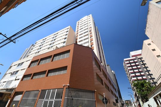 Fachada do Prédio de apartamento à venda com 1 quarto, 50m² em Centro, Campinas