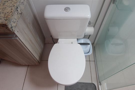 Banheiro Social de apartamento à venda com 3 quartos, 120m² em Rio Branco, Belo Horizonte