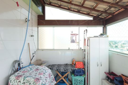 Área Gourmet de apartamento à venda com 3 quartos, 120m² em Rio Branco, Belo Horizonte