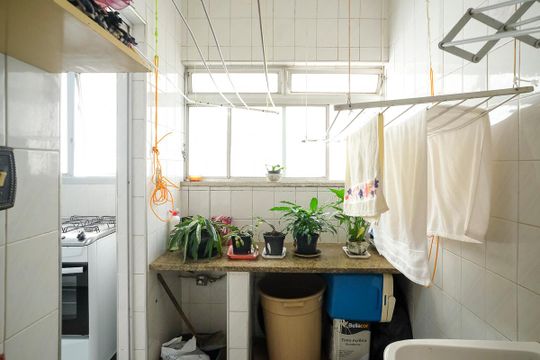 Área de serviço de apartamento à venda com 2 quartos, 79m² em Vila Helena, São Bernardo do Campo