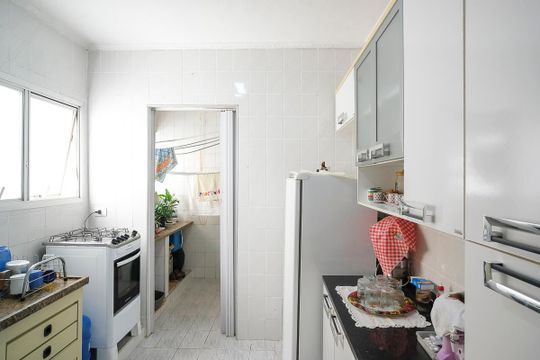 Cozinha de apartamento à venda com 2 quartos, 79m² em Vila Helena, São Bernardo do Campo