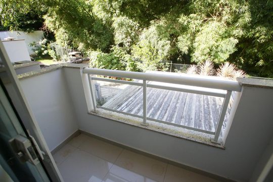 Varanda da Suíte de casa de condomínio à venda com 3 quartos, 119m² em Jacarepaguá, Rio de Janeiro
