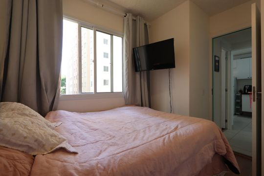 Quarto 1 de apartamento para alugar com 2 quartos, 34m² em Vila Graciosa, São Paulo