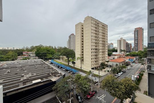 Vista Quarto 2 de apartamento à venda com 2 quartos, 66m² em Santo Amaro, São Paulo