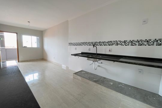 Cozinha de apartamento à venda com 2 quartos, 53m² em Sítio do Morro, São Paulo