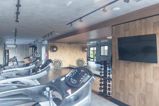 Área Comum - Academia de apartamento para alugar com 3 quartos, 117m² em Jardim Sul, Uberlândia
