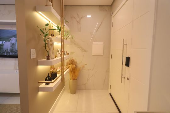 Sala detalhe de apartamento à venda com 1 quarto, 90m² em Centro, Novo Hamburgo