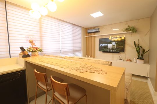 cozinha de apartamento à venda com 1 quarto, 90m² em Centro, Novo Hamburgo