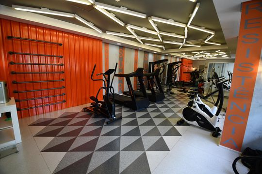 Área comum - Academia de apartamento para alugar com 1 quarto, 43m² em Bosque, Campinas