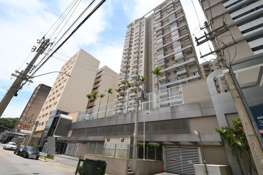 Fachada do Prédio de apartamento para alugar com 1 quarto, 43m² em Bosque, Campinas