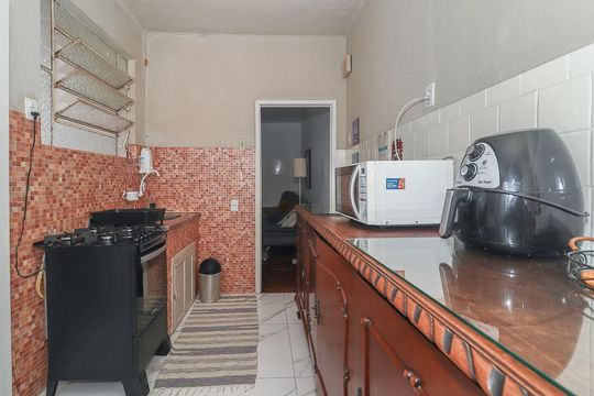 Cozinha de apartamento à venda com 3 quartos, 98m² em Auxiliadora, Porto Alegre