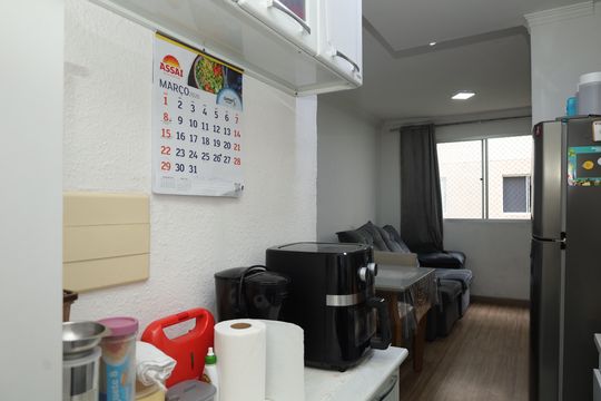 Cozinha de apartamento à venda com 2 quartos, 39m² em Colônia (zona Leste), São Paulo