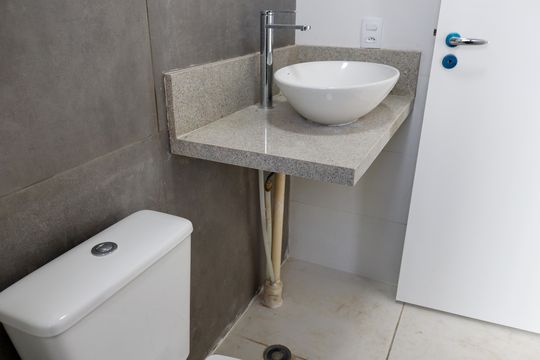 Banheiro da Suíte 3 de apartamento à venda com 3 quartos, 92m² em Centro, Osasco