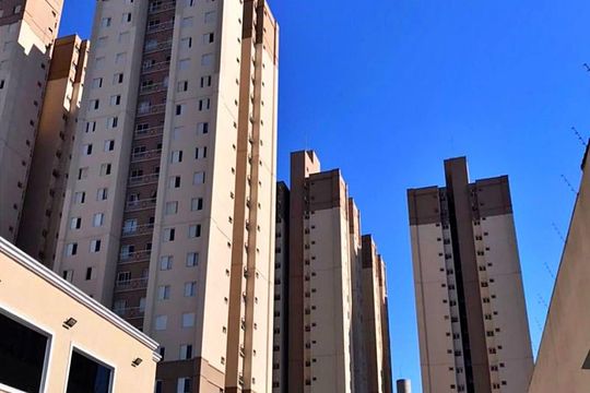 Fachada de apartamento à venda com 2 quartos, 59m² em Parque Erasmo Assunção, Santo André
