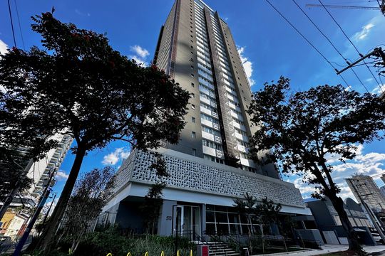 Fachada  de apartamento à venda com 1 quarto, 48m² em Vila Sao Francisco (zona Sul), São Paulo