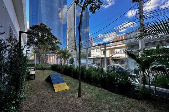 Espaço Pet  de apartamento à venda com 1 quarto, 48m² em Vila Sao Francisco (zona Sul), São Paulo