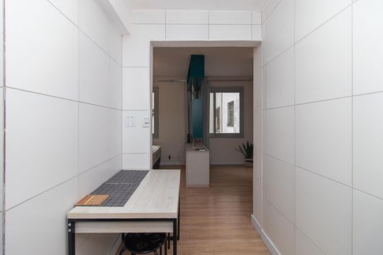Cozinha de apartamento à venda com 1 quarto, 28m² em Centro Histórico, Porto Alegre
